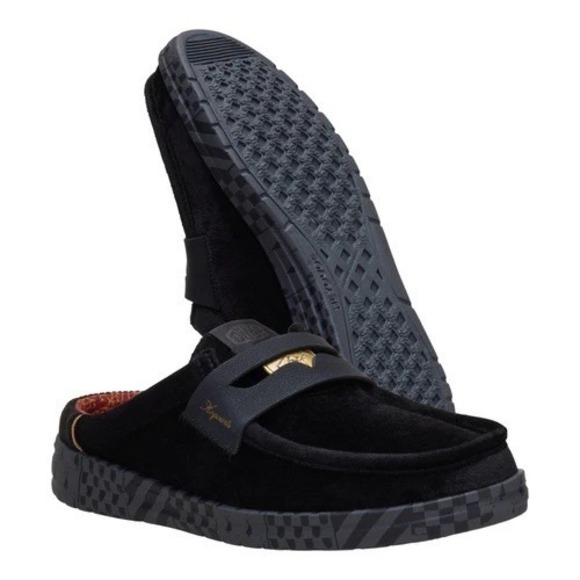 New In Box Harry Potter Hey Dude Wally Slytherin Hogwarts Loafer Velvet Shoes 9 - Picture 3 of 8